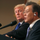 Trump en Corea del Sur. AP